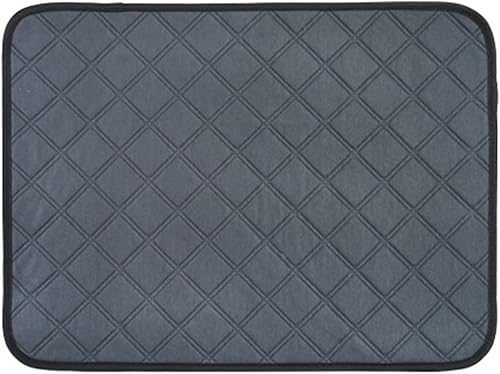 GIBZ Almohadillas lavables para orina de perro, reutilizables, antideslizantes, absorbentes, para parto, ir al baño, entrenamiento, corralito, gris