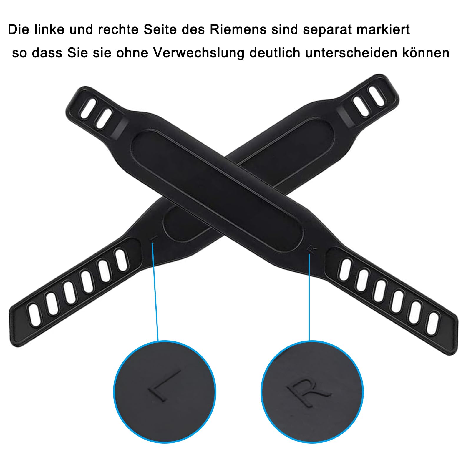 4 Pezzi Cyclette Cinghie Pedale, Universale Cinghie a Pedale per la Maggior Parte Delle Cyclette
