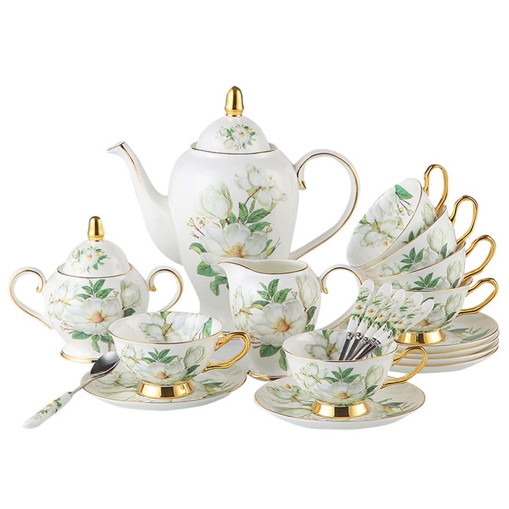 Europejski styl 15 czaszki porcelanowy ceramiczny kubek do kawy i spodek angielski popołudniowa herbata zestaw do kawy ogrodowej