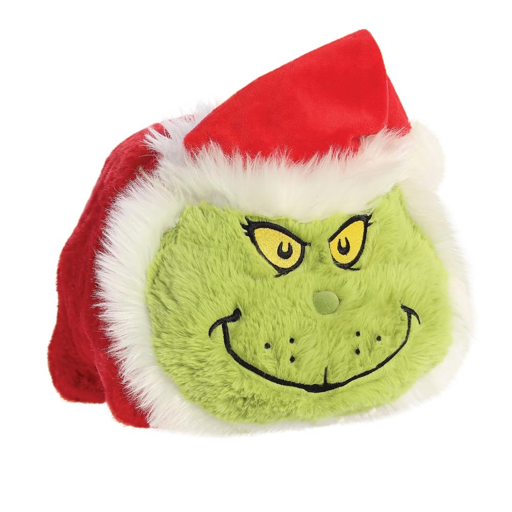 Aurora, 15294, Spudsters Santa Grinch 10In, Soft Toy, Red & Green, 19 cm x 21 cm x 19 cm