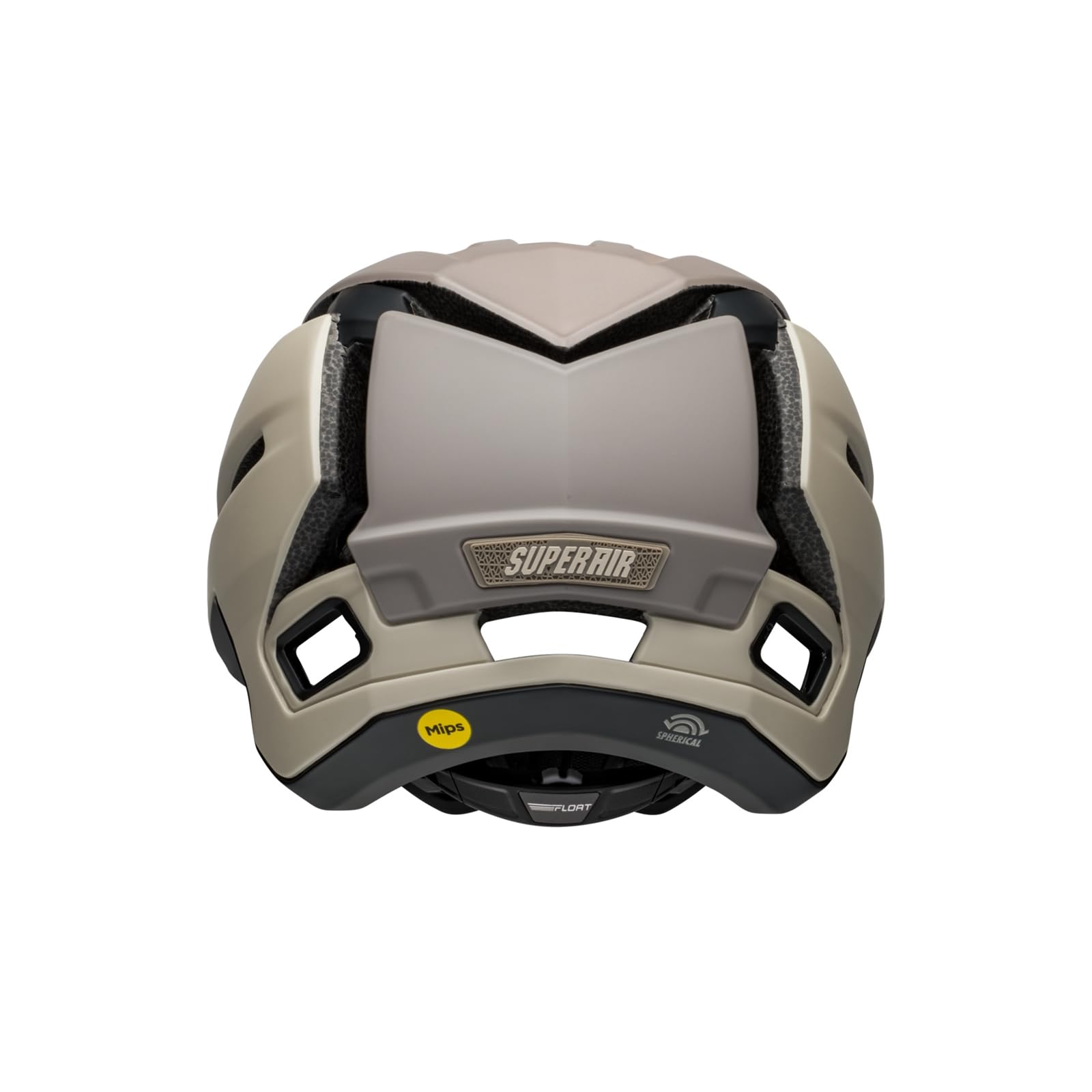 Bell Casco de Bicicleta Unisex Super Air R Spherical para Adultos, Cemento Mate, Gris, M