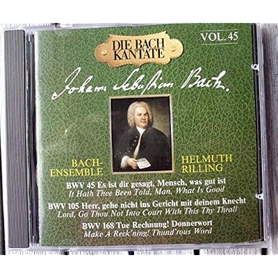Bach: Cantatas, Vol 45 (BWV 45, 105, 168) /Rilling
