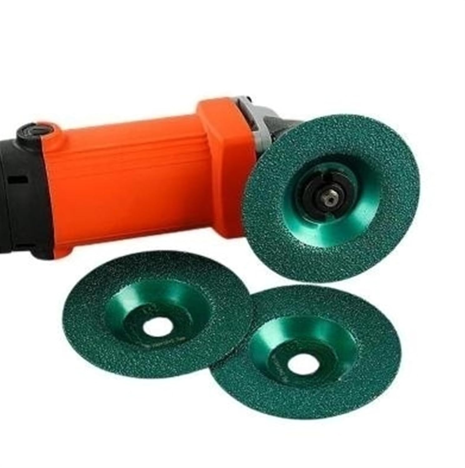 1pcs/2pcs/3pcs 100 * 16mm Vacuum Brazing Diamond Grinding Disc Thickening Silicon Carbide Grinding Wheel Cup Iron Stainless Steel Grinding Disc (Color : 3pcs, Size : A)