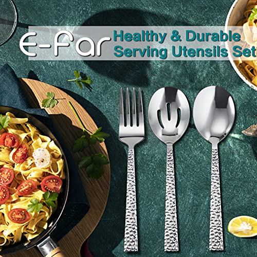 E-Far Hammered Serving Utensils Set Of 6 thumb #6