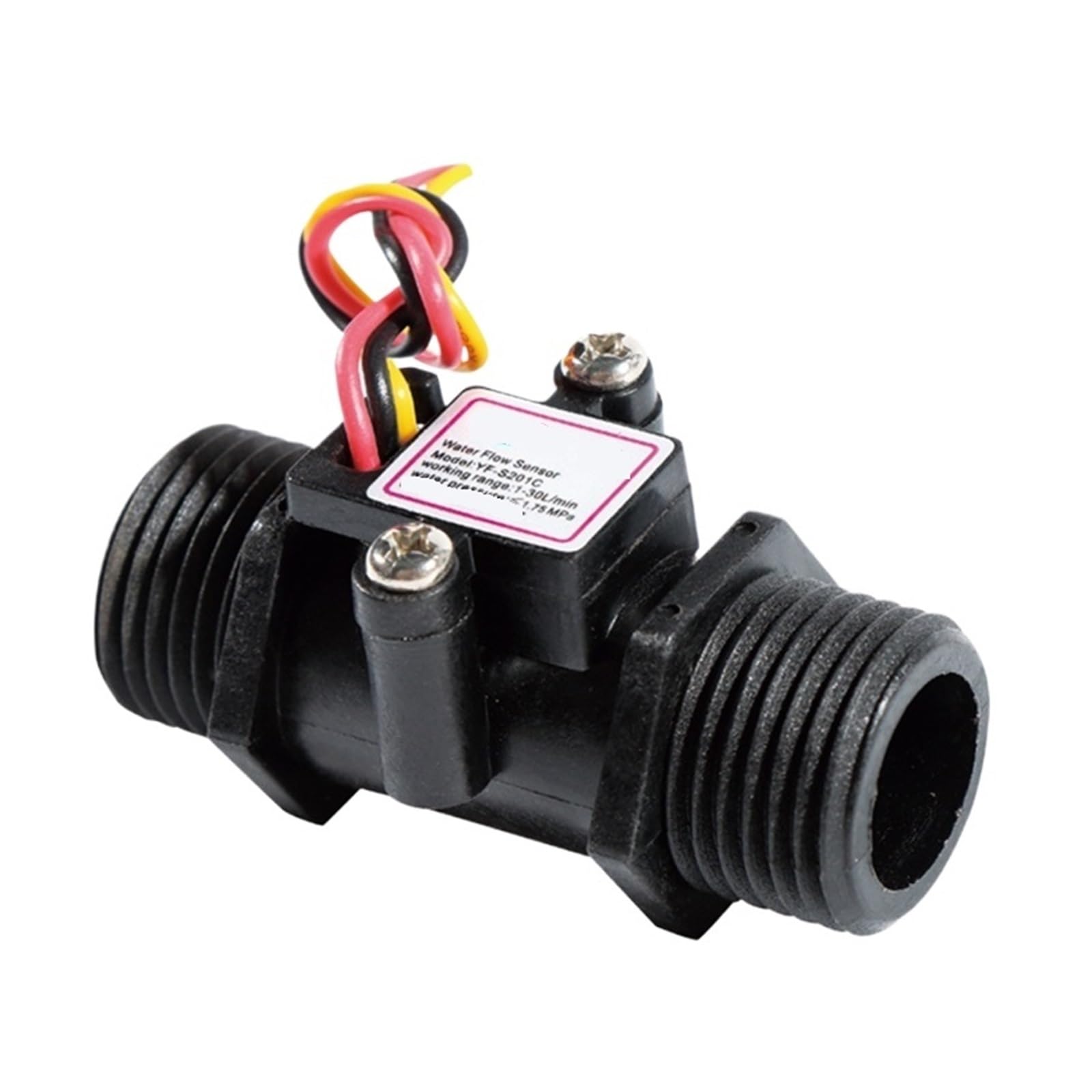 Flow Sensor Meter Digital Pipeline Water Flow Water Flow Sensor 1/4
