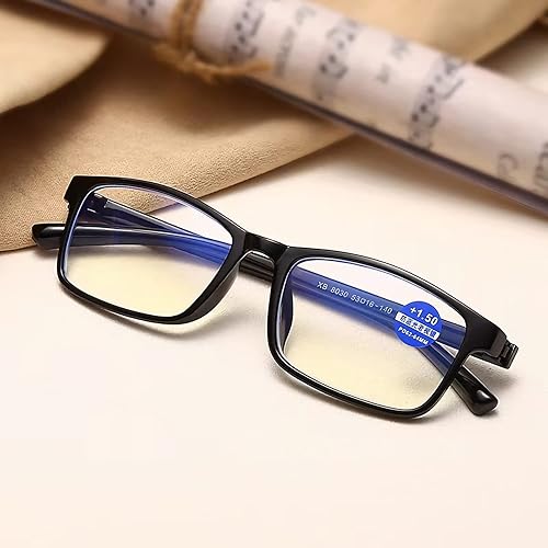 Miniatura 7 de CVVTSPE Paquete de 3 lentes de lectura con bloqueo de luz azul, lentes de lectura multicolor para mujeres y hombres, lentes con filtro antirrayos UV