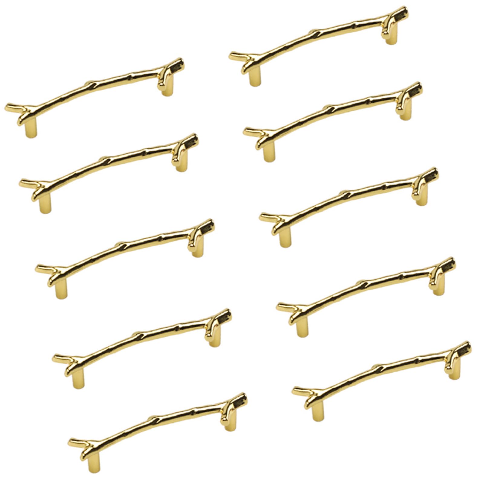 Newft Imitation Gold Of 10 Multipurpose Elegant Gold Color Vintage Drawer Knobs Portable Designs Accessory For Cabinets And Dressers Cabinet Pull