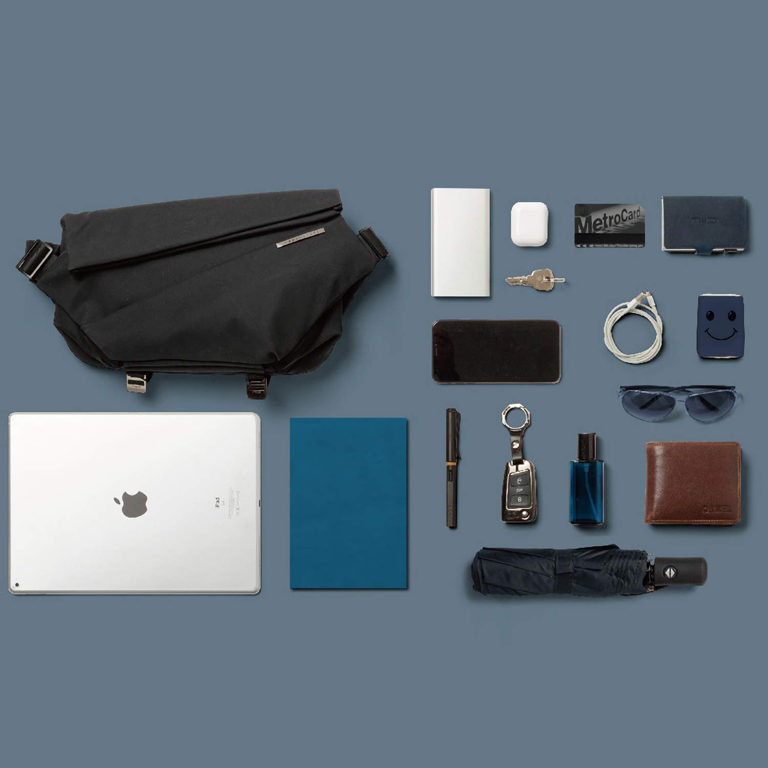 NIID Radiant Urban Sling Bag - Borsa a tracolla per uomo, borsa a tracolla multiuso Borsa a tracolla impermeabile a tracolla per lavoro e viaggio
