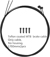 Vista 3 de Cable de freno de teflón de bicicleta, cables de freno de bicicleta de montaña, cable de freno MTB