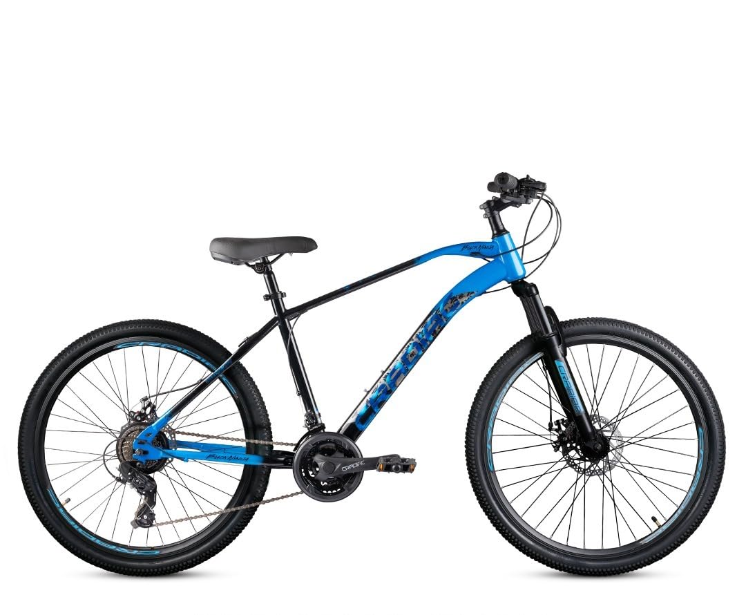 See full amazon price history chart for CRADIAC - Black Ninja 21 Speed Gear Cycle | 26 * 2.35T Mountain Bike | Disc Brake| Suspension Frok | High Performance Hightensile Steel Frame | for 15+ Years Boys/Men/Girls CRADIAC - Black Ninja 21 Speed Gear Cycle | 26 * 2.35T Mountain Bike | Disc Brake| Suspension Frok | High Performance Hightensile Steel Frame | for 15+ Years Boys/Men/Girls (B0DF2YXN57) Amazon Price History, Amazon Price Tracker