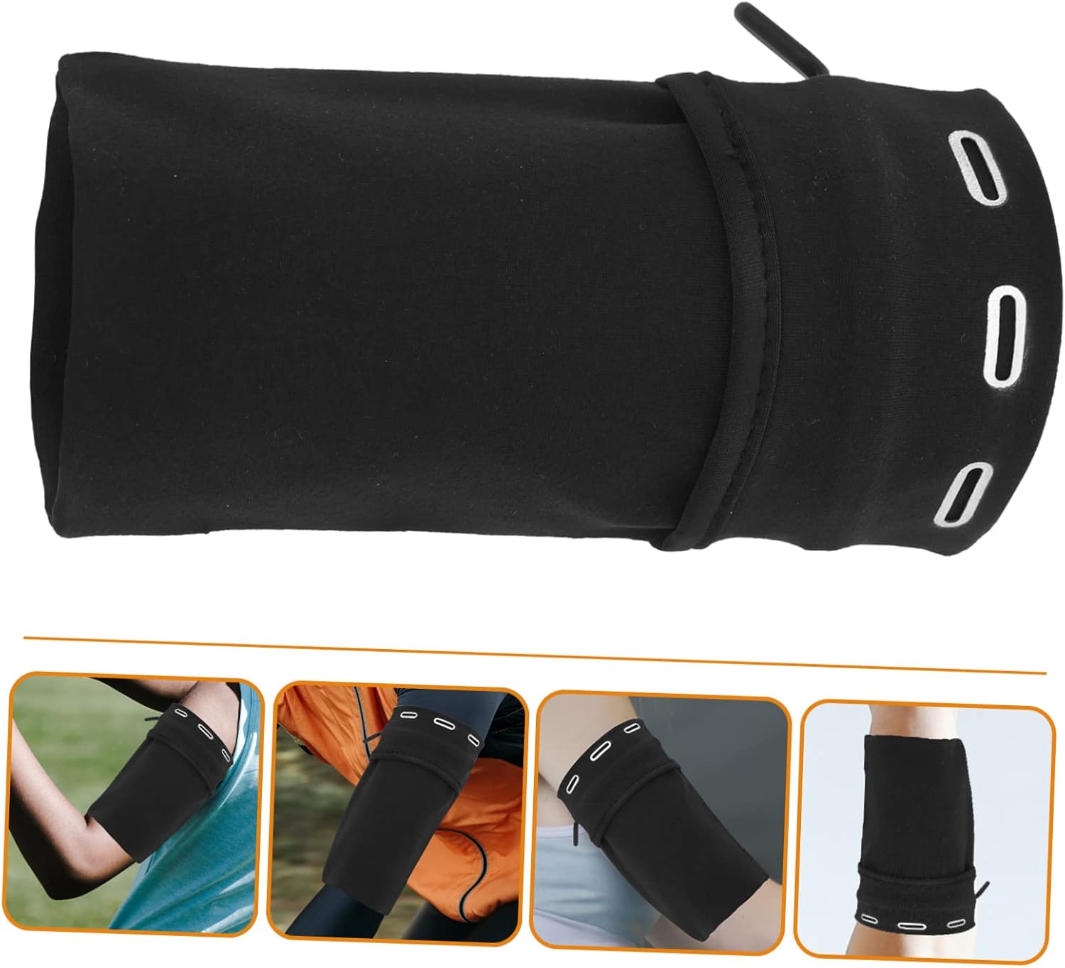 jojofuny 5pcs High-Grade Armband Pouch Cell Phone Armbands Elastic Design Breathable Sports Arm Bag for Fitness