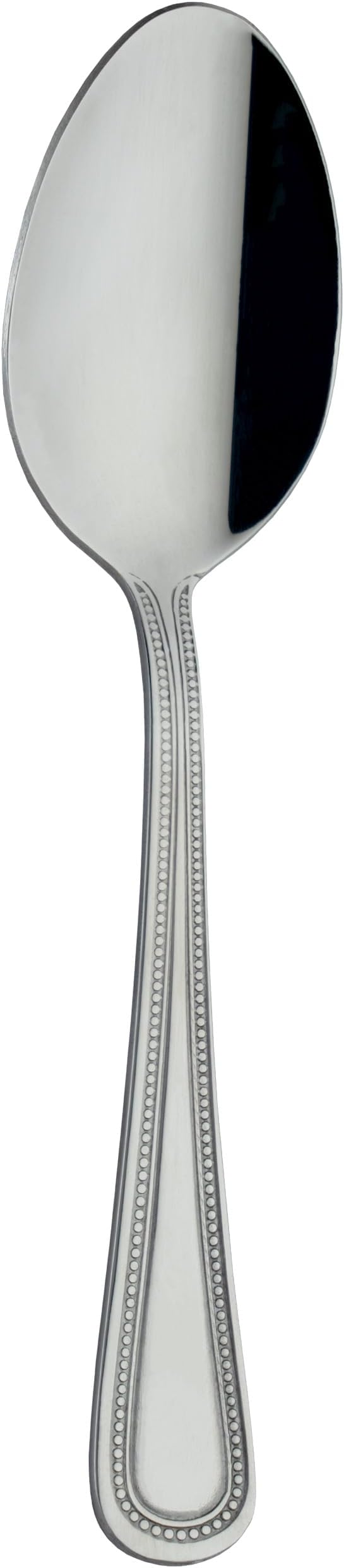 Grunwerg Bead Dessert Spoons DSBDR, 18/0 Stainless Steel, Set of 12