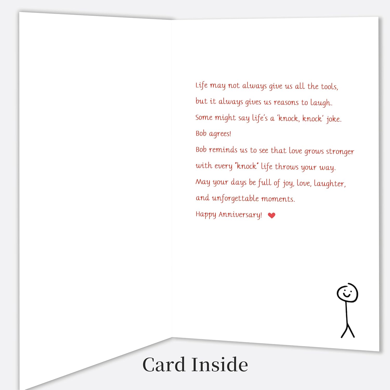 IDU Funny Anniversary Card Gifts for Men Women,Anniversary Card for Husband Boyfriend From Wife Girlfriend,Romantic 1st-10th Year Cards for Her Him - Image 4