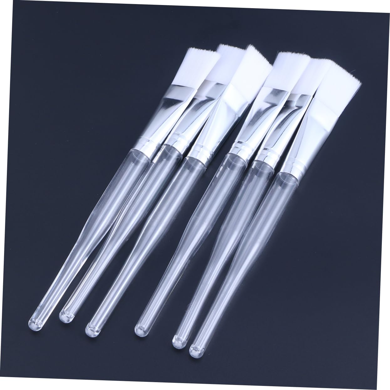 Ipetboom 192pièces Brosse Applicatrice Cristal Transparent Pour Masque Visage Outils Professionnels Pour Application De Masques Et Soins Peau