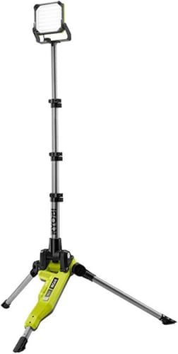 RYOBI Luz de soporte de trípode híbrida inalámbrica ONE+ de 18 voltios (solo herramienta)