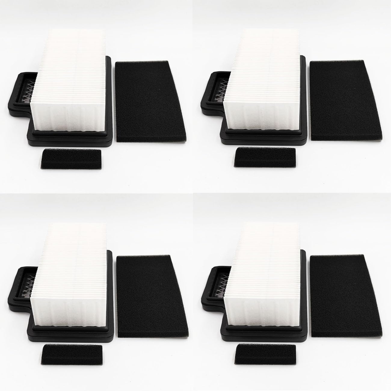 4Pcs Air Filters Set for Wacker Neuson BS50-2 BS50-2i BS50-4 BS50-4AS BS60-2i BS60-4 BS60-4S BS60-4AS BS70-2i With Pre-Filter