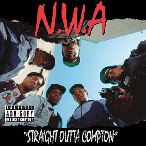 N.W.A. Straight Outta Compton Album cover, poster, wall art. Print or Fully Framed Available. Actual size of original Vinyl Covers. (Print Only)