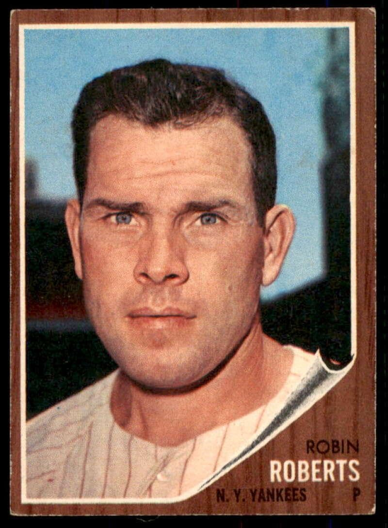 Robin Roberts Card 1962 Topps #243 - Slabbed Baseball Cards