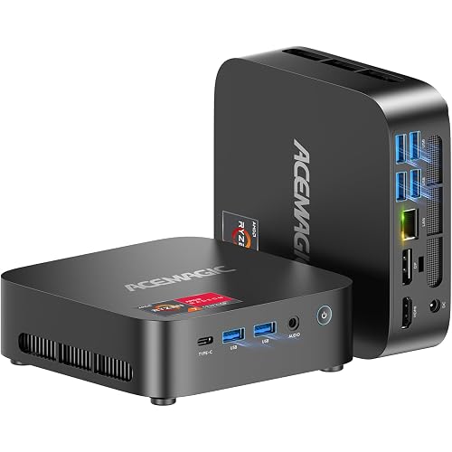 ACEMAGIC K1 Mini PC Windows 11 Pro, AMD Ryzen 5 7430U, 16GB DDR4, 512GB SSD