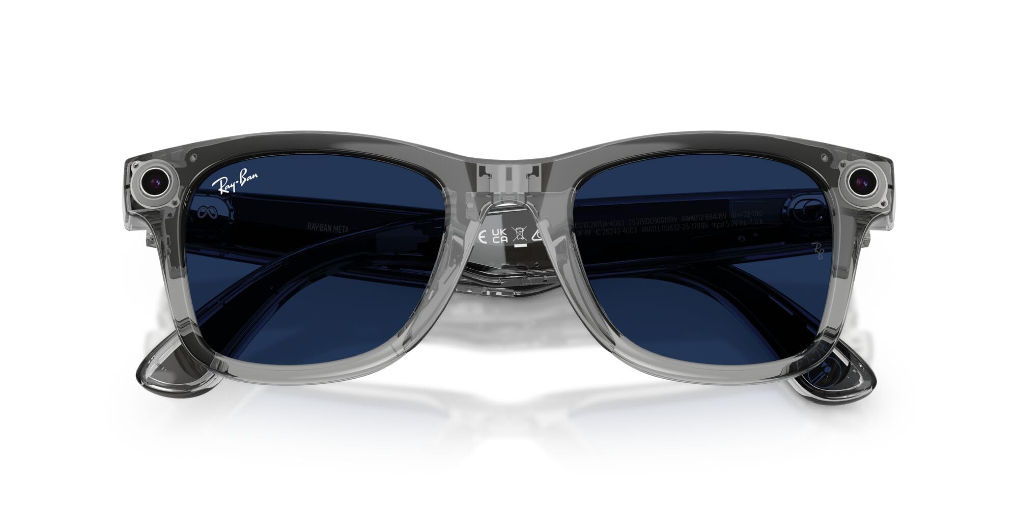 Ray-Ban (Carowayfarer (Gen 2) brillante transparente transparente Transitions® gafas de zafiro