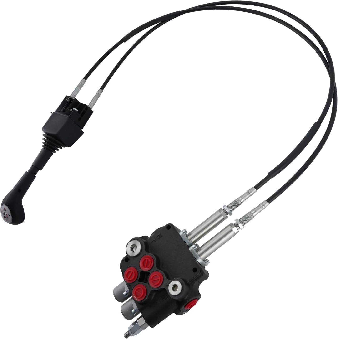 maXpeedingrods Cable Remote Control Valve, P80, 2 Spool, 25MPa Hydraulic control valve kit