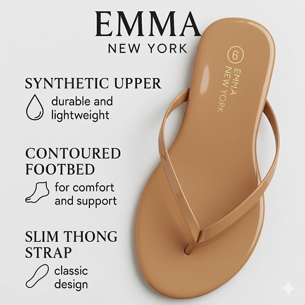 Summer Sandals Flip Flops for Women Vegan Leather Thong Trendy 2025 Dressy Cute Silver - Image 4