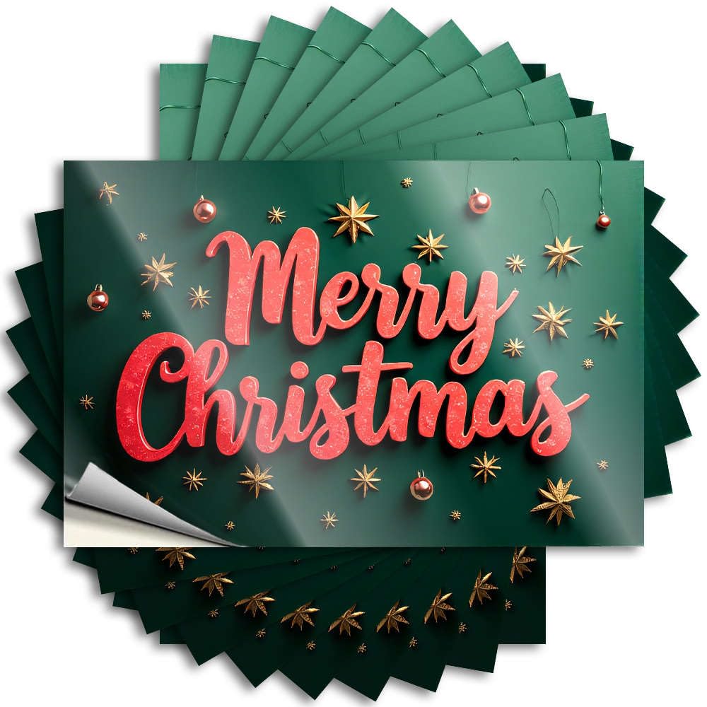 Tattoo Tiki Bar Decorations Antimicrobial Cozy Bumper Merry Christmas! - Scratch Resistant Stickers(12X18CM)