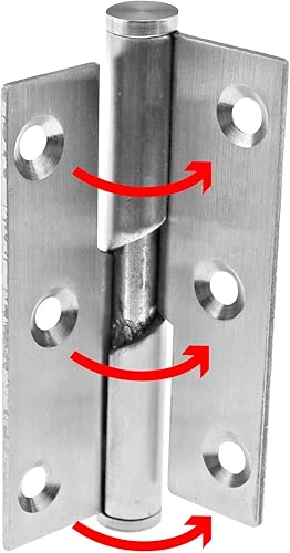 Miniatura 4 de 2 piezas de 3 pulgadas levantamiento trasero derecho elevación de la bisagra de la puerta