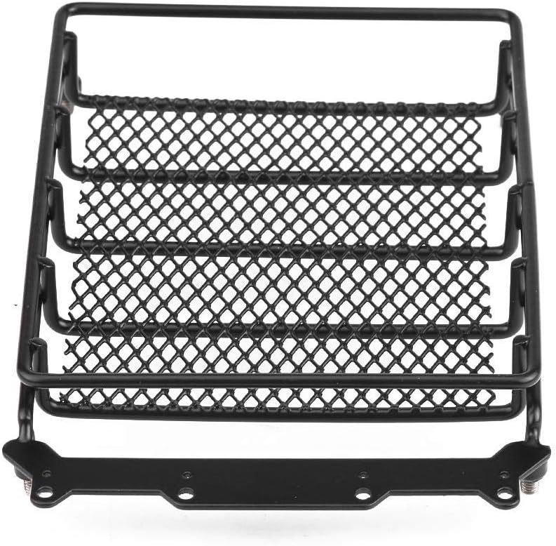 RC Roof Rack, 1/10 Scale Metal Luggage Carrier Tray for SCX10 RC Crawler Car Accessory(M)