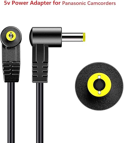 Miniatura 4 de SoulBay Adaptador de corriente de 5 V para videocámaras Panasonic K2GHYYS00002 HD HC-V180K HC-V380K HC-V770 Hc-v777 Vx870 Vx878 hc-v360ms HC-W580