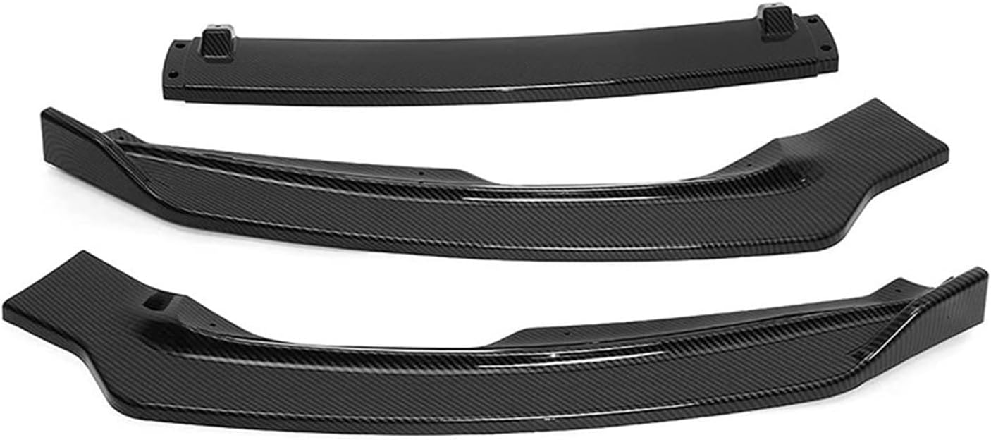 3 個の車のフロントバンパースプリッターリップボディキットスポイラー