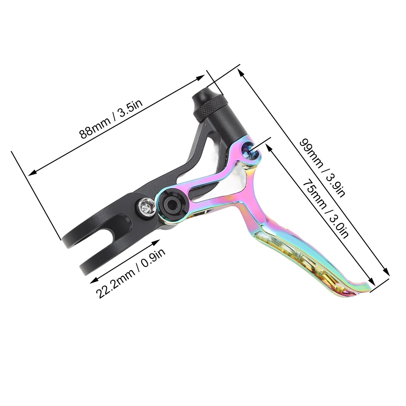 Leva del freno della bicicletta Resistente Leggera Facile da usare per tutte le bici 22,2 mm
