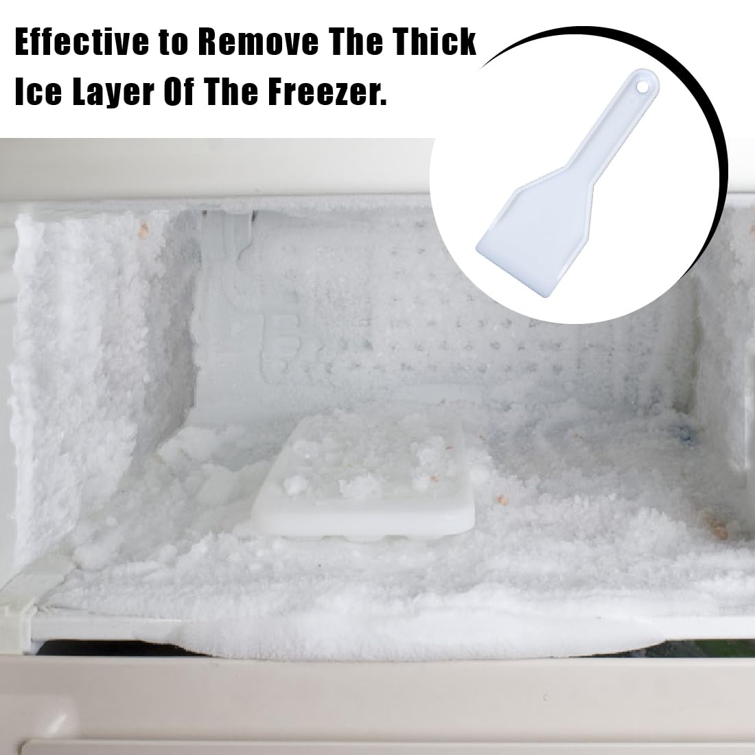 Raschietto Per Ghiaccio 2 Pezzi Mondo Casa - Per Frigorifero, Congelatore E Auto, In PVC Resistente - Foto 3