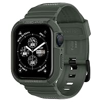Spigen Cover con Cinturino Rugged Armor Pro in TPU Compatibile con Apple Watch Series