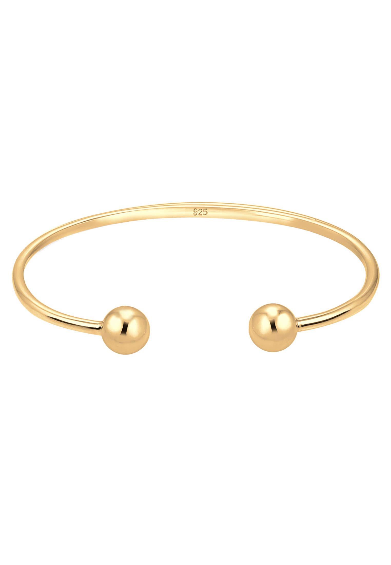 Elli Women Silver Plated Bangle - 0202212718_16 - 16cm length
