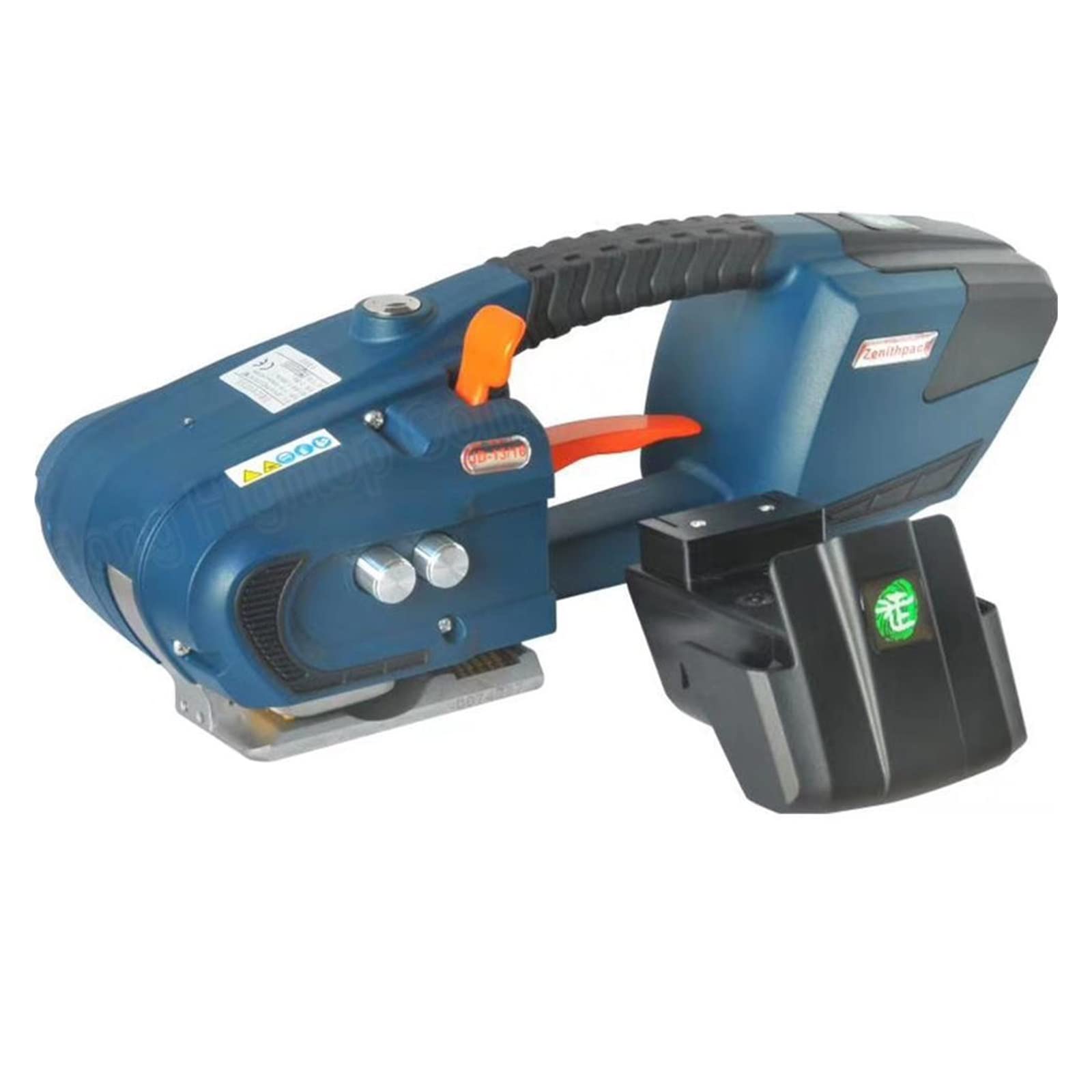 13mm-16mm PET PP taśma z tworzywa sztucznego obrabiarki zasilany baterii 4.0A/12V maszyna taśmowa 2 bateriami,Wielofunkcyjny(JDC13mm,With 2 batteries)