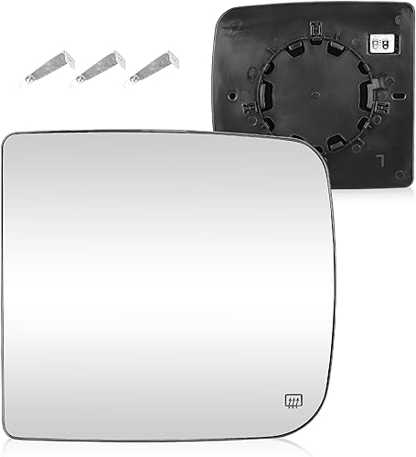 Espejo de remolque superior del lado izquierdo del conductor con calefacción para Dodge Ram 1500 2009-2019, Dodge Ram 1500 Classic 2019-2020, Dodge