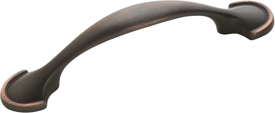Amerock Cabinet Pull | Oil Rubbed Bronze | 3 inch (76 mm) Center to Center | Everyday Heritage | 1 Pack | Drawer Pull | Drawer Handle | Cabinet Hardware