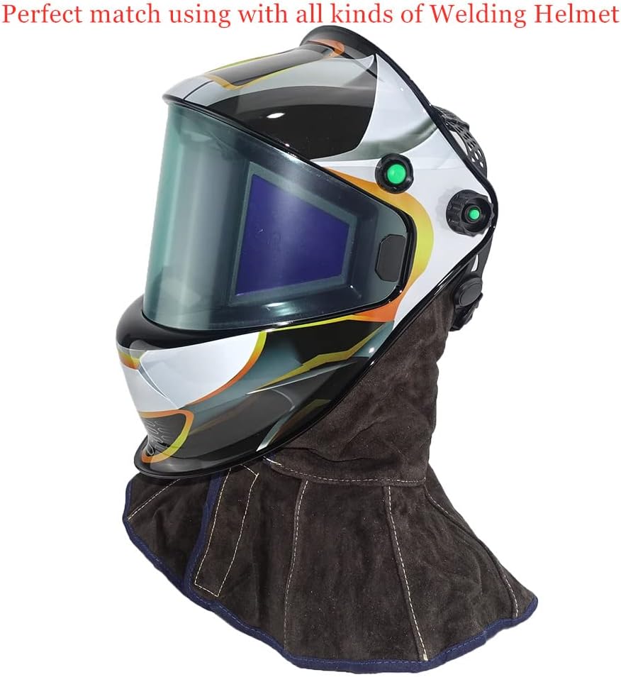 Washable Flame Retardant Welding Hood (Blue)