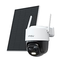 Imou 2K Telecamera da Esterno WiFi Senza Fili Solare con Batteria 5000mAh