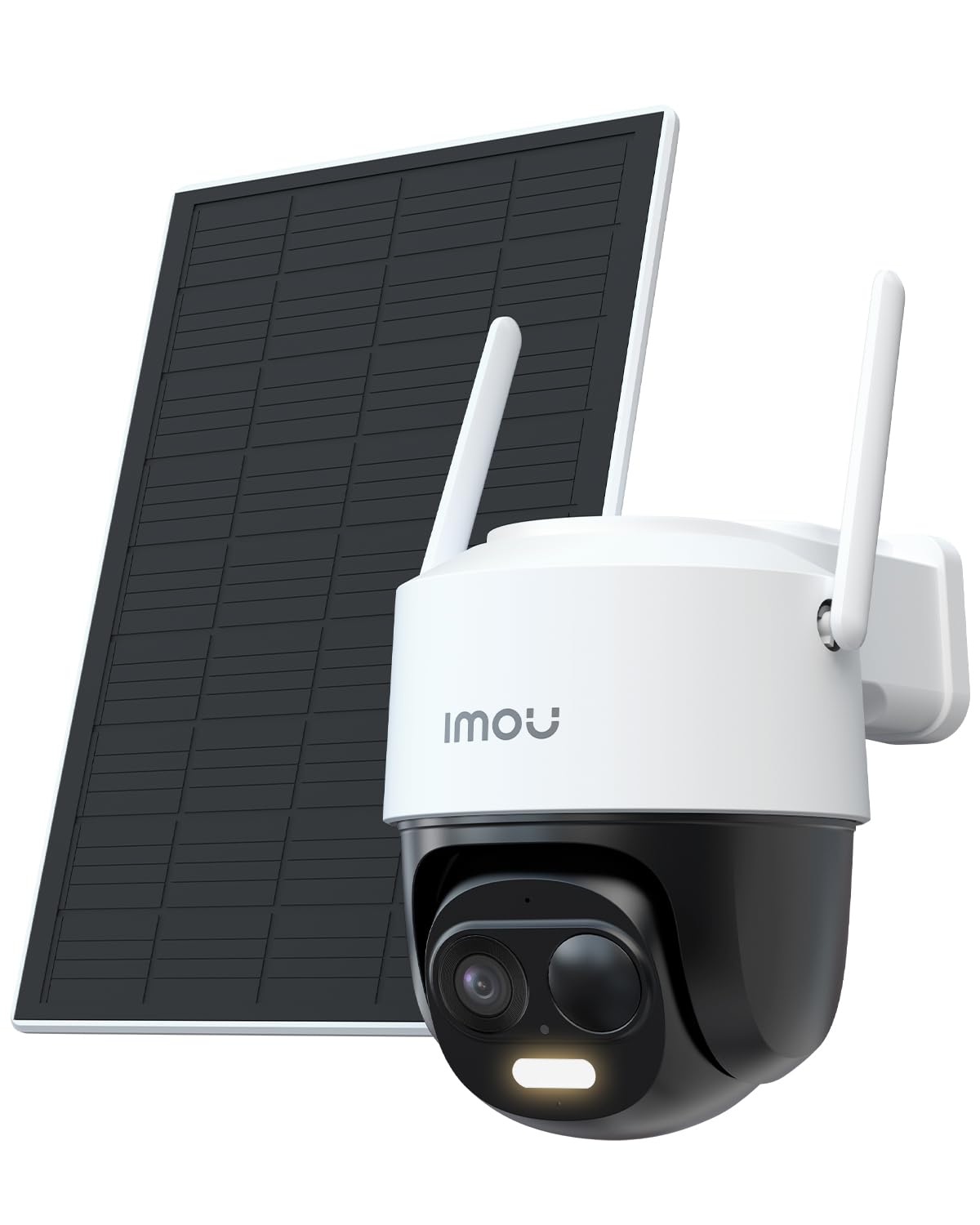 Uniter Telecamera Solare WiFi 6 Esterna 2K, Doppia Lente Con Tracciamento Umano E Visione Notturna A Colori, Batteria 9000mAh
