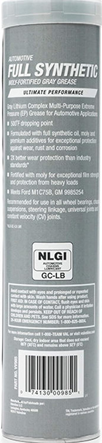 Valvoline Full Synthetic Moly-Fortified Gray Grease