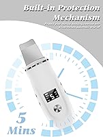 Vista 7 de Espátula facial 4 en 1 para limpiar los poros, espátula facial para limpieza facial profunda con cargador USB