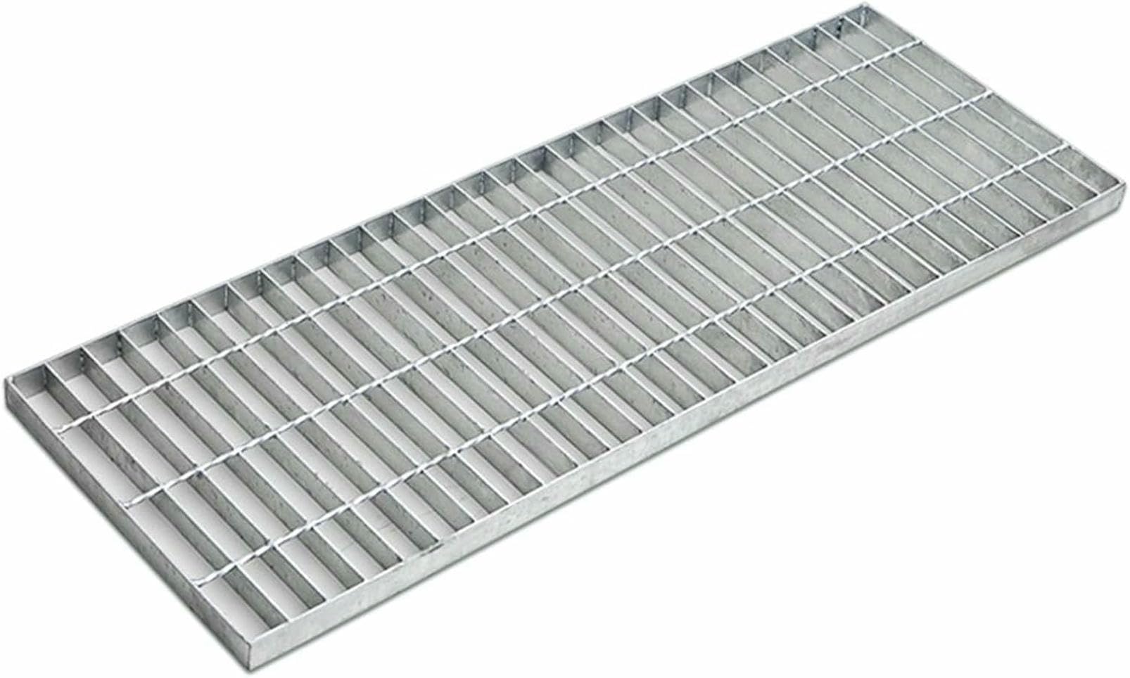 Griglie di scarico in acciaio zincato resistente, design antiscivolo per esterni, patio, cortile e garage, soluzioni di drenaggio per tutte le condizioni atmosferiche