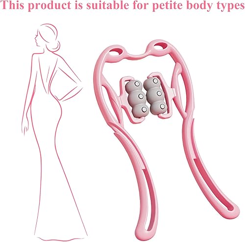 Miniatura 3 de Masajeador de cuello con rodillo de cuello, herramienta de masaje para aliviar el dolor de tejido profundo, diseño de mango ergonómico, ligero y