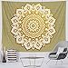 KHKJ Mandala Arazzo Appeso A Parete Spiaggia Sabbiosa Coperte e Plaid Coperta Tenda da Campeggio Materasso da Viaggio Bohemien Cuscino per Dormire Arazzi A6 200x150 cm