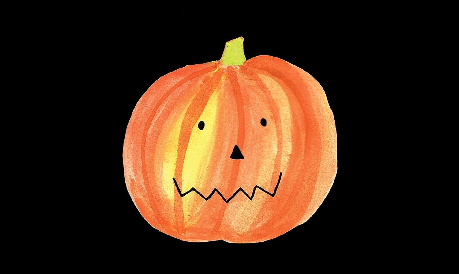 Toland Home Garden 800541 Jack O'Lantern On Black Halloween Door Mat 18x30 Inch Fall Outdoor Doormat for Entryway Indoor Entrance