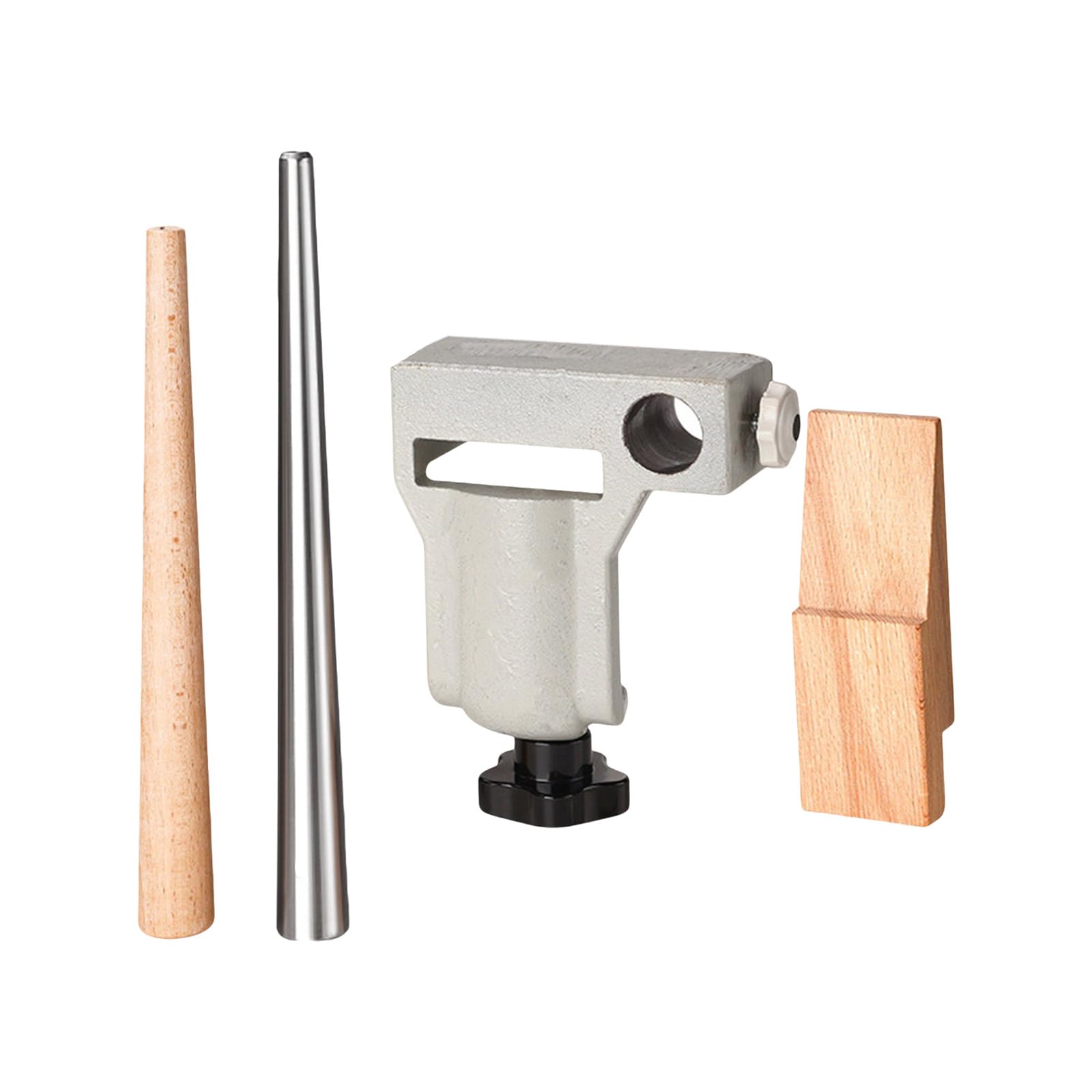 Msioytog Four Piece Set Multipurpose Wood Metal Desktop Clamping With Secure Metal Grip For Accurate Sizing And Intricate Jewelry Restoration Wood Stainless Steel Clamp