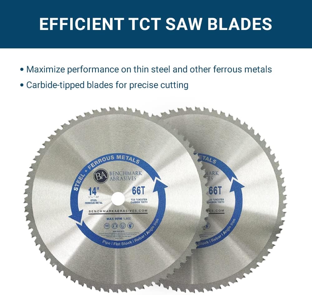 Bеѕt Cуbеr Mоndау 🔥 Benchmark Abrasives 14 66 Tooth Tungsten Carbid Tips Saw Blade for Thin Steel and Ferrous Metals Blасk Frіdау - 40% оƒƒ Benchmark Abrasives 14 66 Tooth Tungsten Carbid Tips Saw Blade for Thin Steel and Ferrous Metals