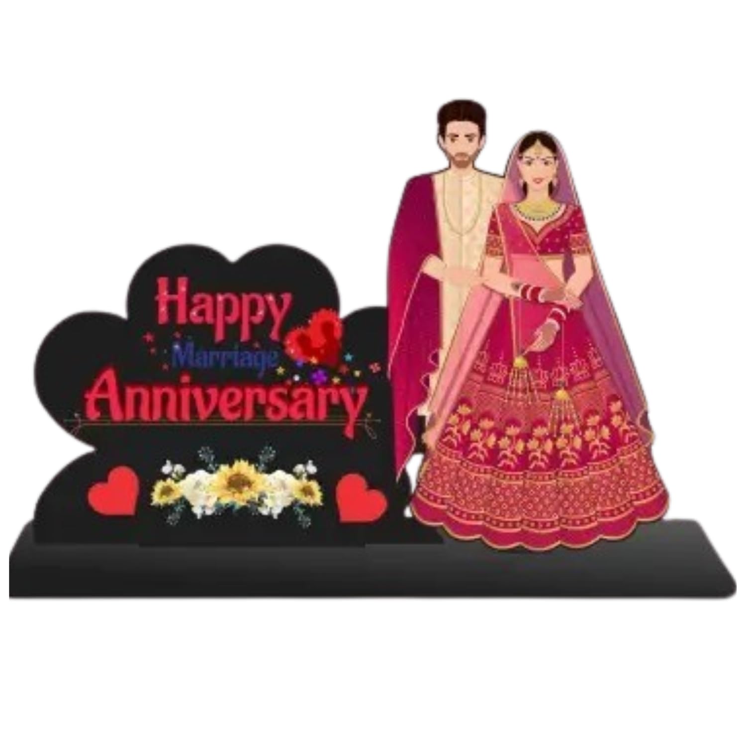 Webelkart Premium Couple Marriage for Love,Table Decorative Showpiece for Home Decor, for Wife, Husband, Parents Its Gift Item for Home Decor (12 “Inches)